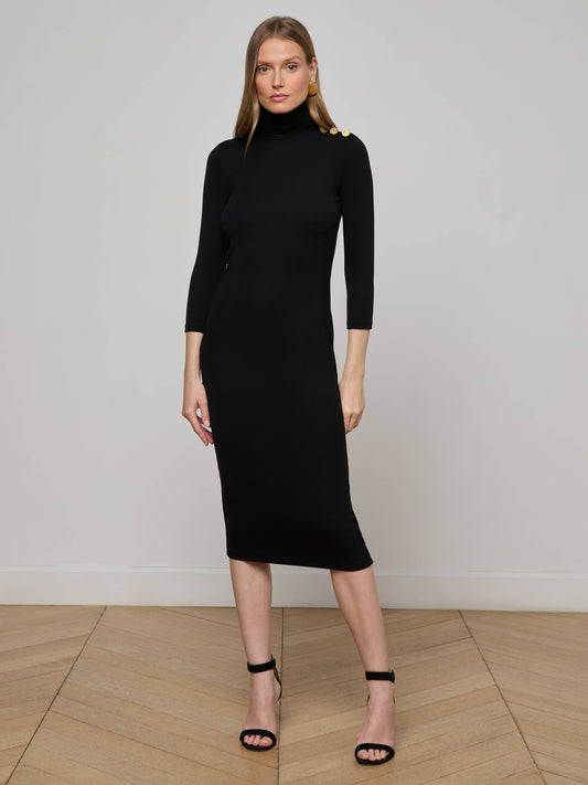 Voletta Turtleneck Knit Dress