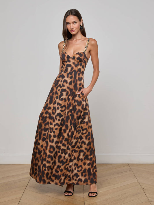 Sutton Beaded Strap Maxi Dress