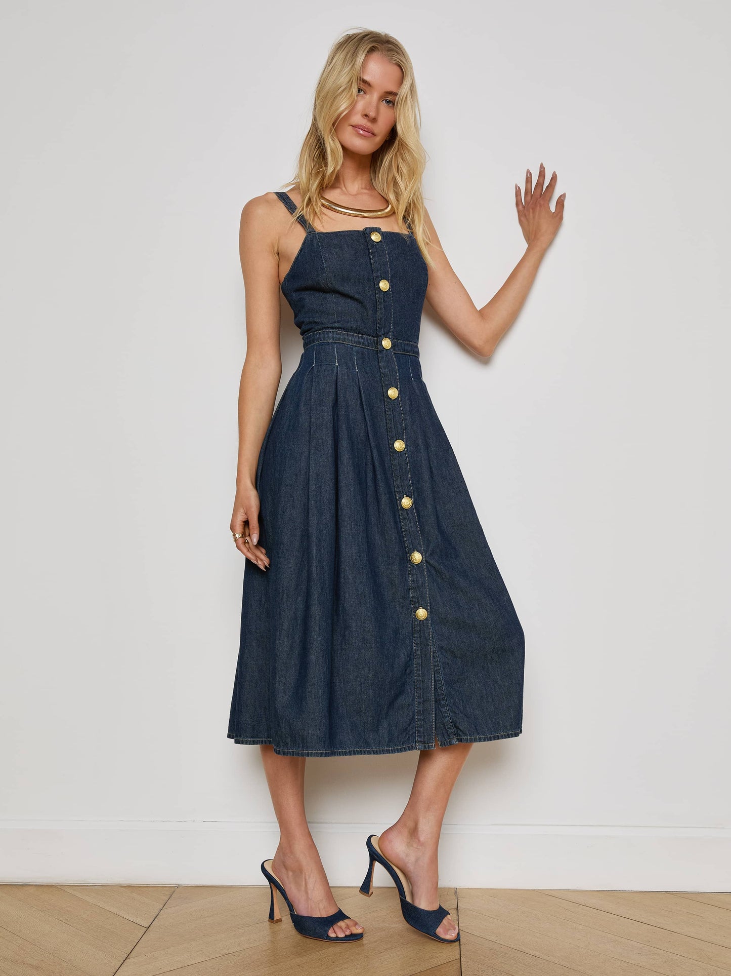 Esmeralda Chambray Dress