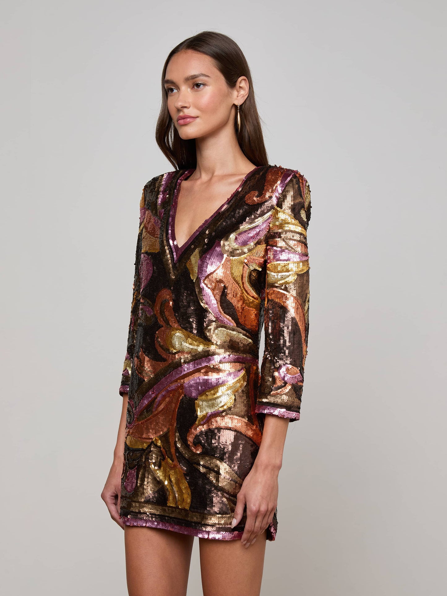 Octavia Sequin Shift Dress