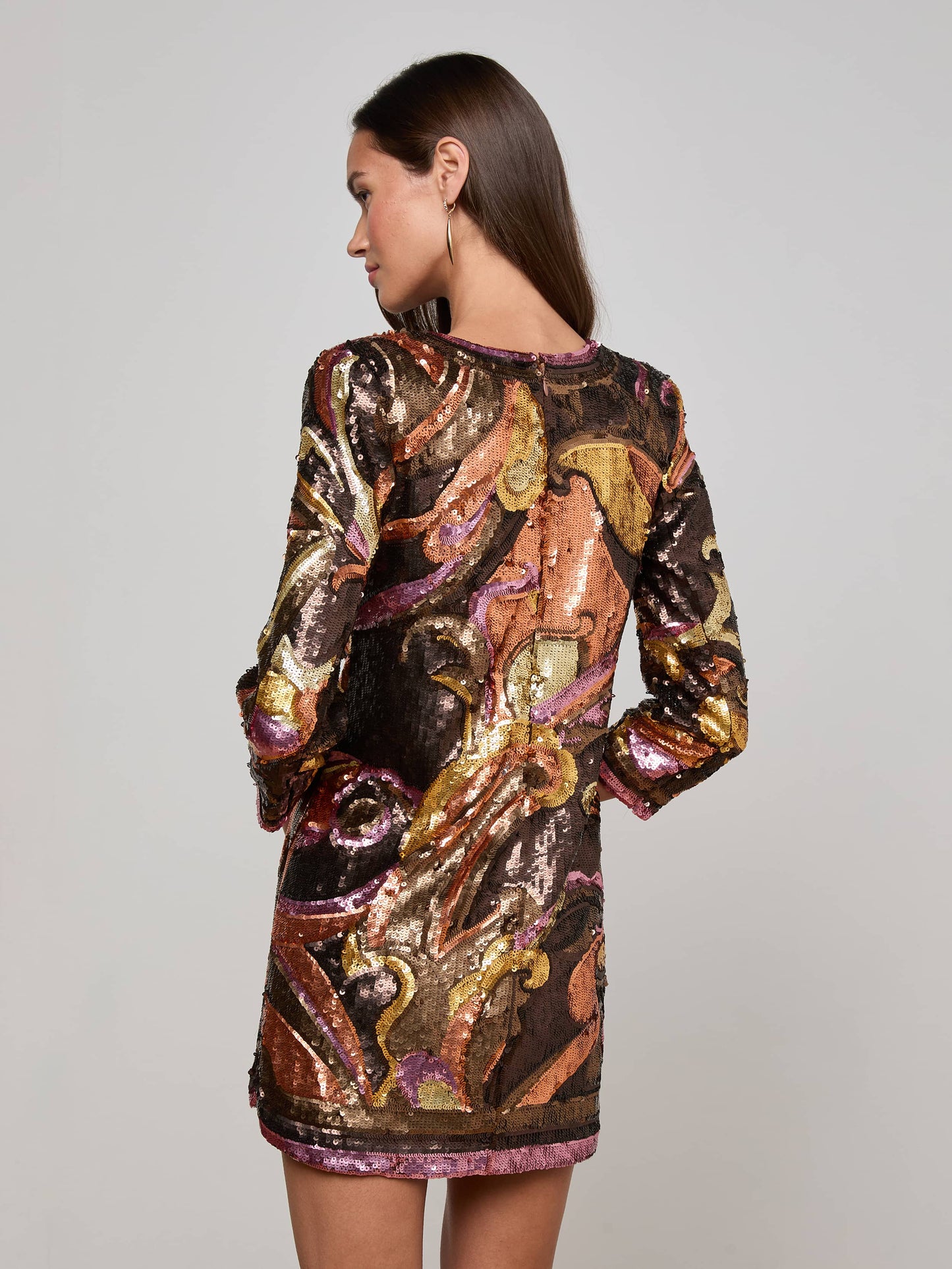 Octavia Sequin Shift Dress