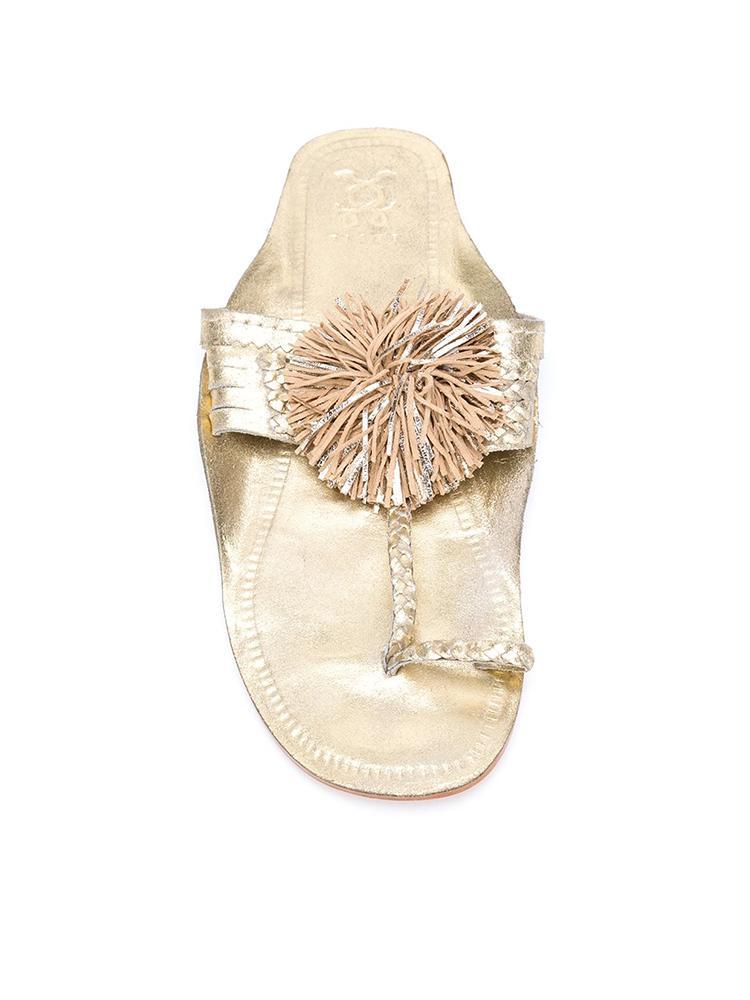 Figue Twiggy Gold Sandal