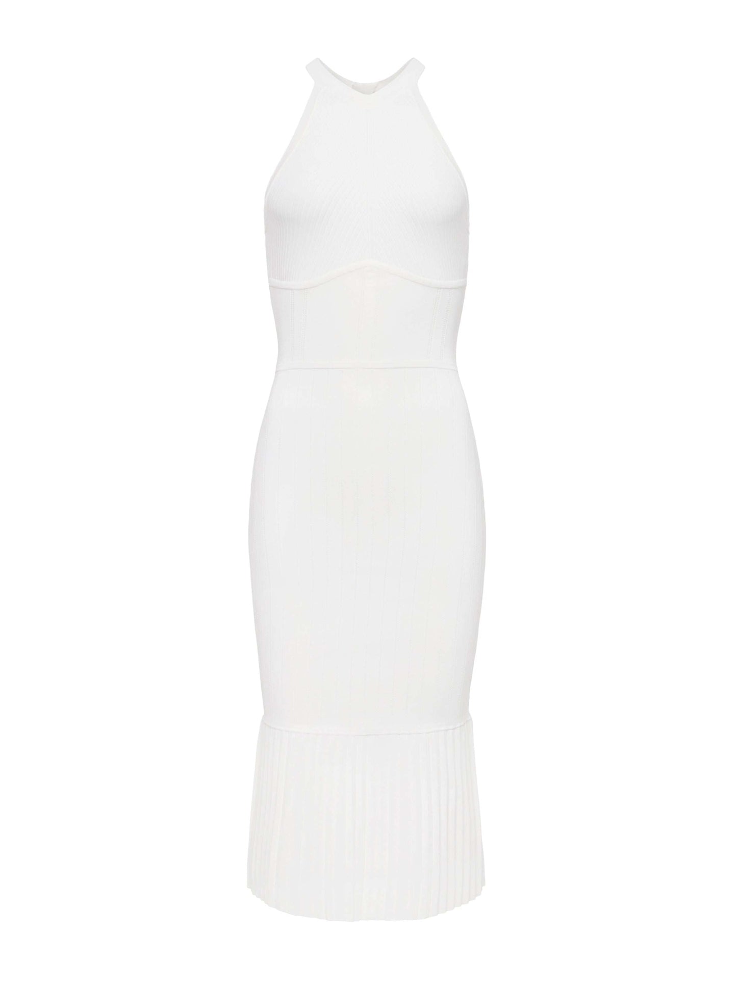 Kimi Pleat Hem Midi Dress