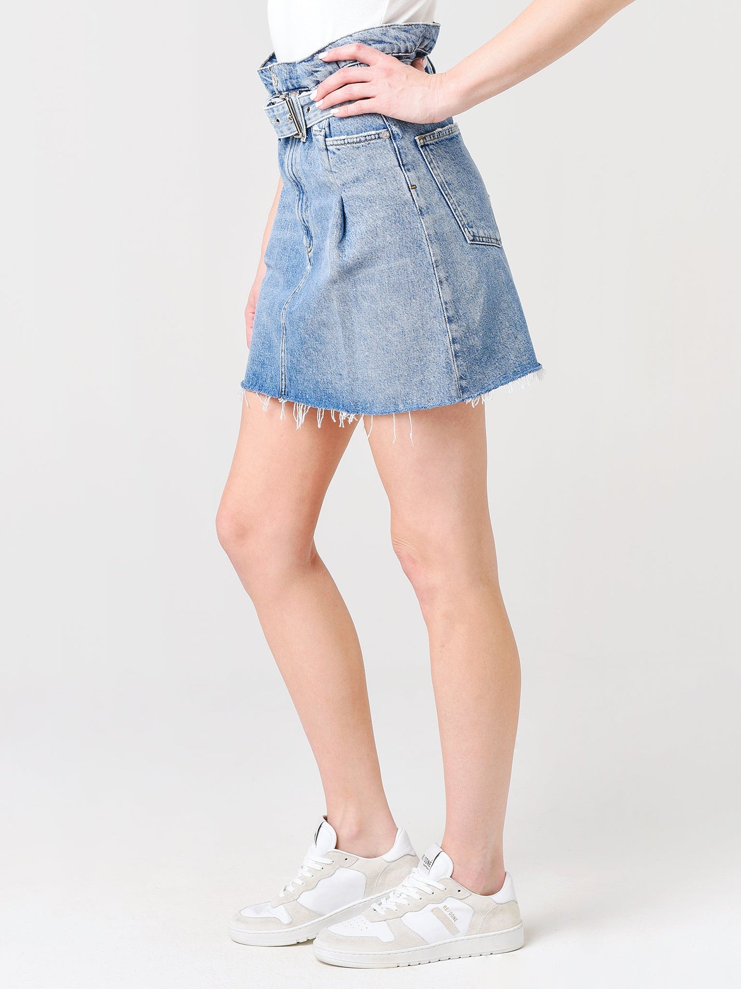 Agolde Women's Reworked 90's A-Line Skirt