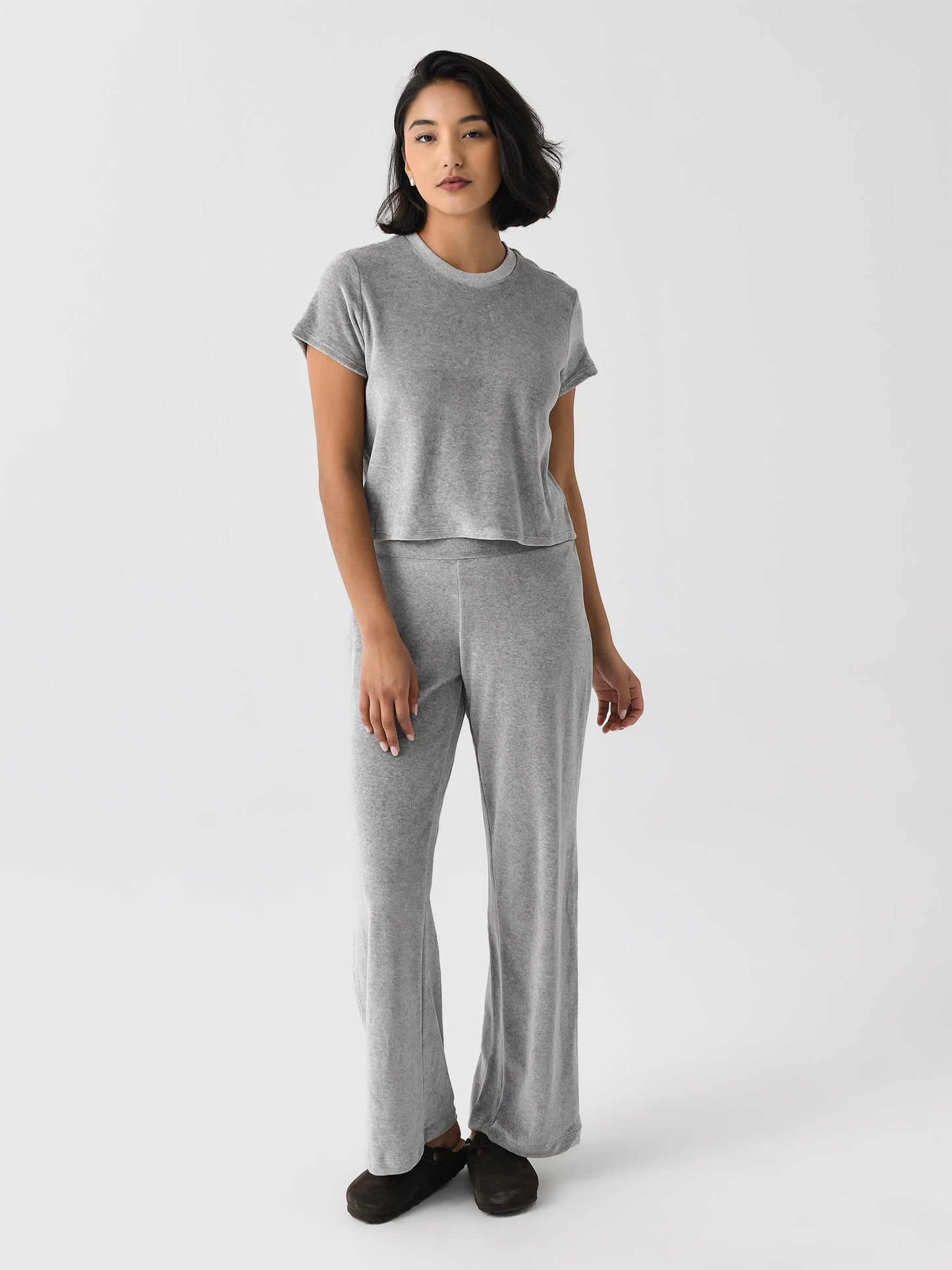 Perfect White Tee Women's Holly Velour Sweatpant