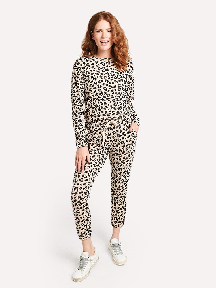 BB Dakota Cat Walk Leopard Pant