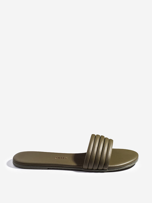 Tkees Serena Slide Olive
