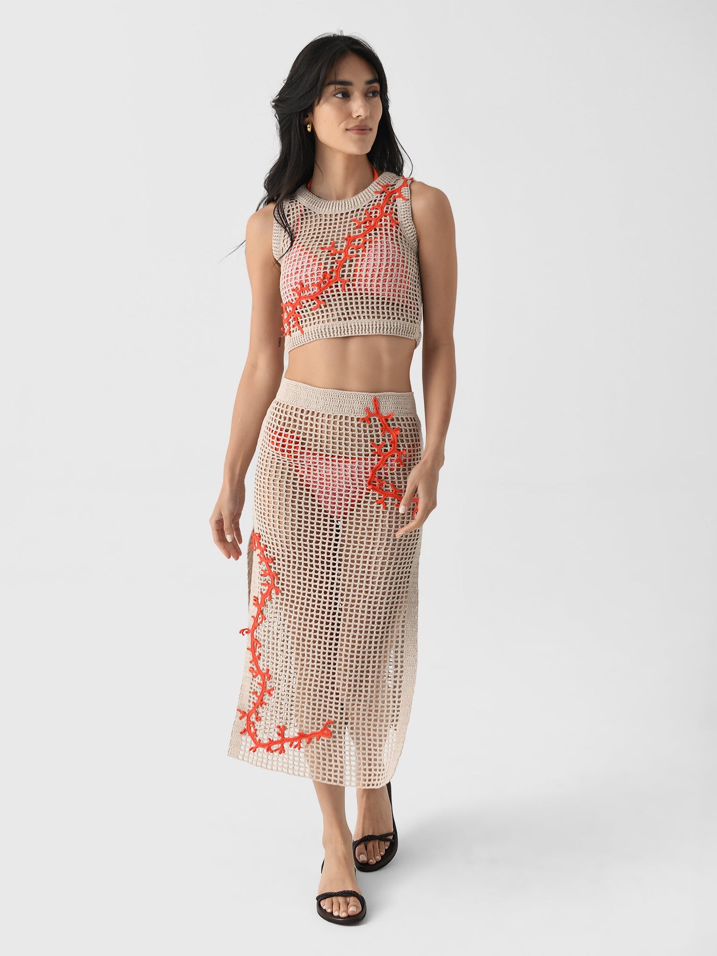 My Beachy Side Women's Atlas Hand-Crochet Maxi Skirt