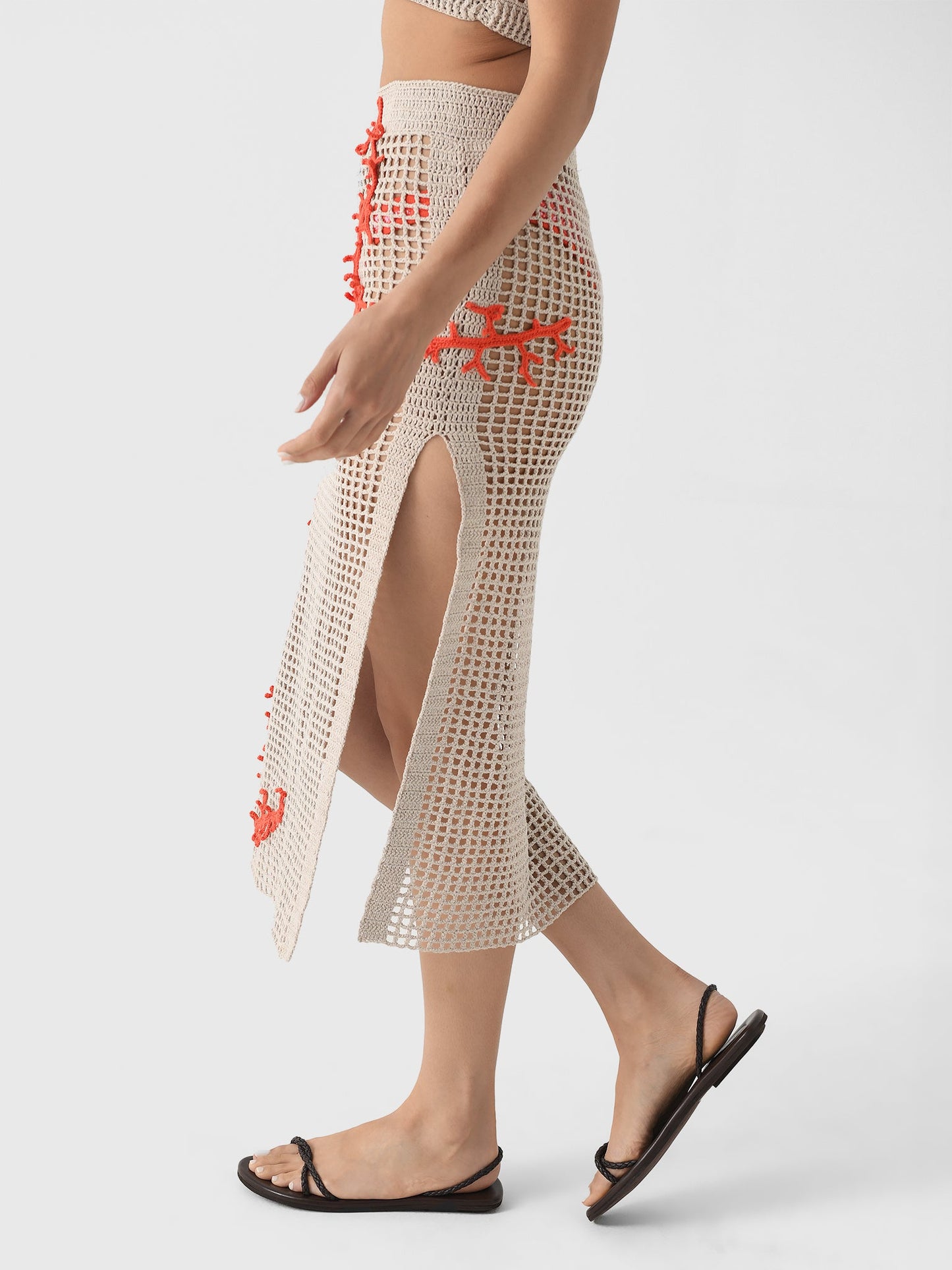 My Beachy Side Women's Atlas Hand-Crochet Maxi Skirt