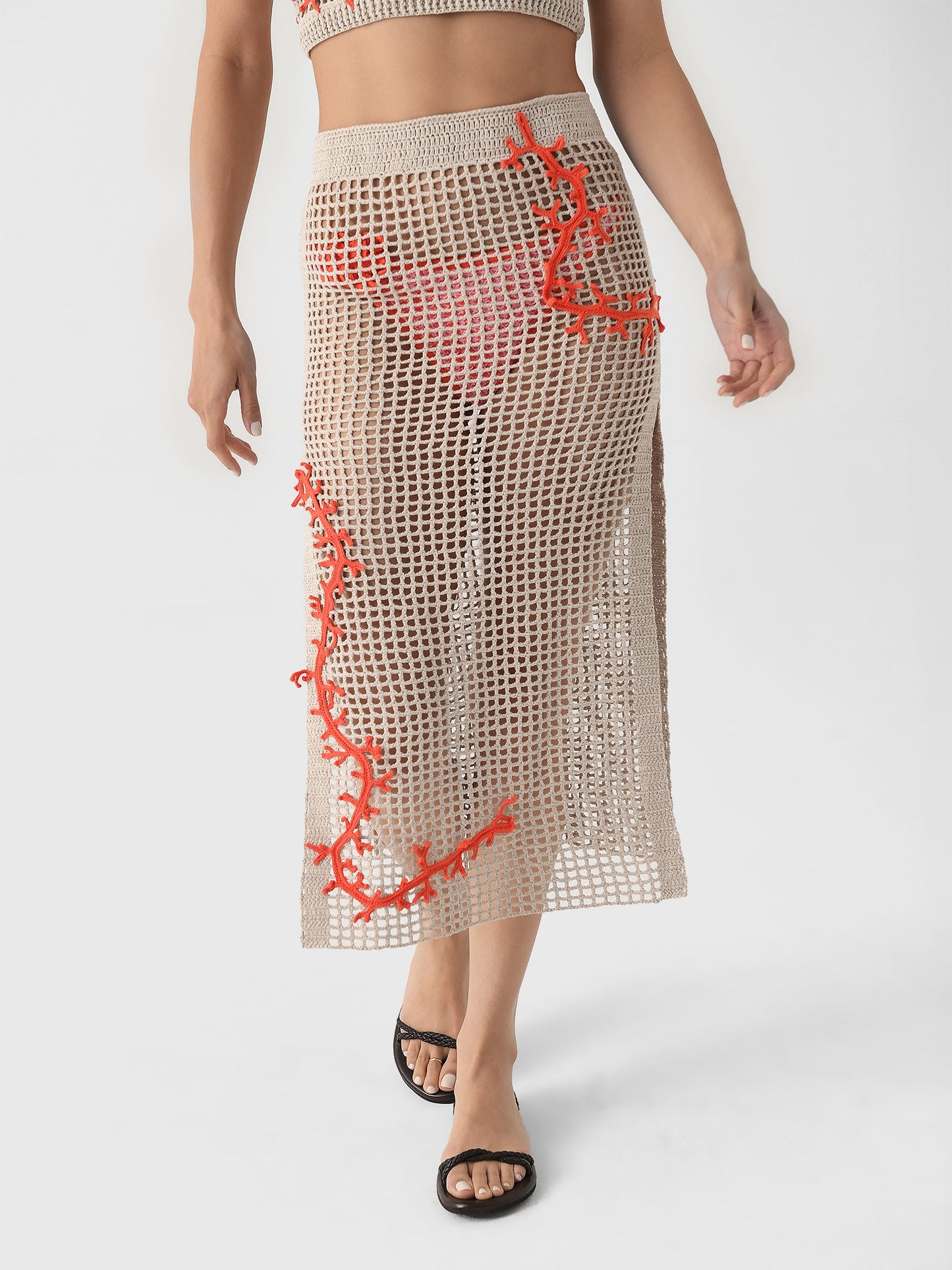 My Beachy Side Women's Atlas Hand-Crochet Maxi Skirt