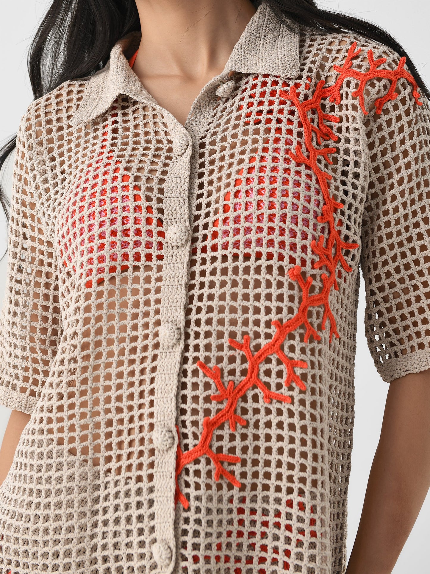 My Beachy Side Women's Atlas Hand-Crochet Cardigan