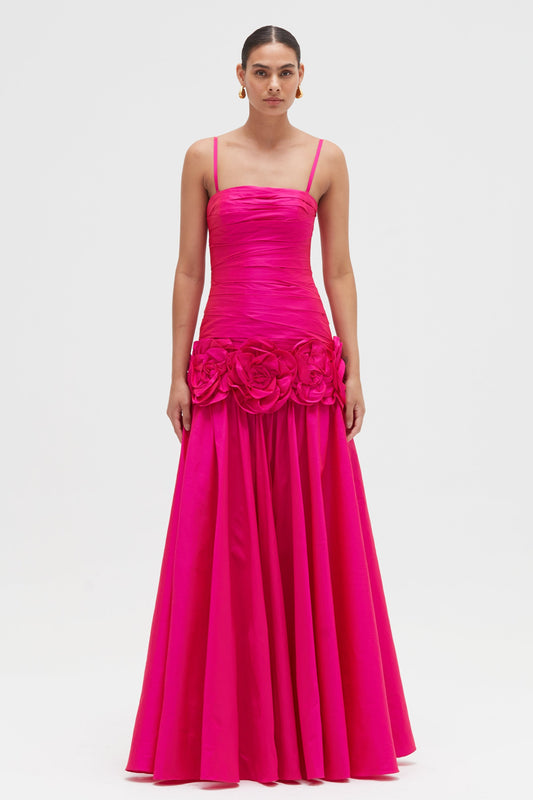 TAFFETA BLOOM GOWN