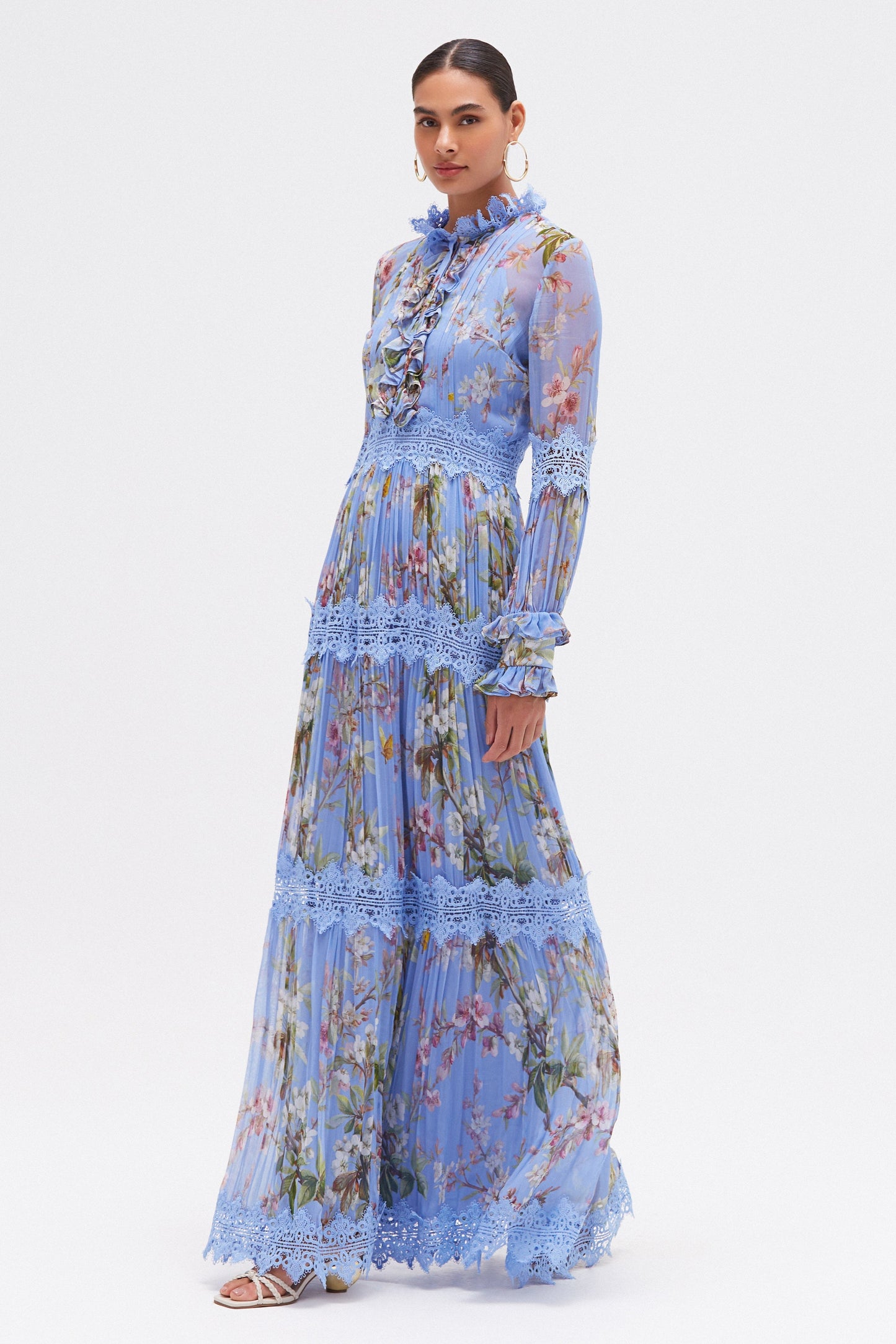 DELICATA FLUTTER MAXI DRESS