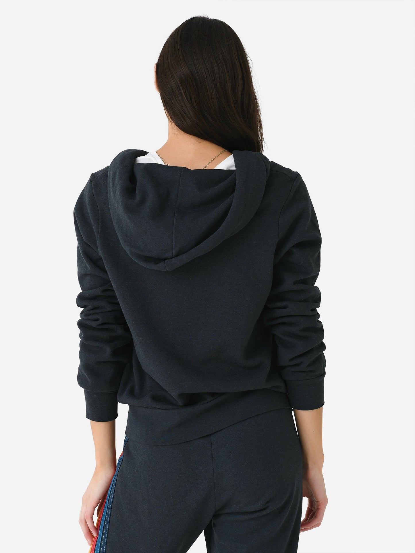 Aviator Nation Women's 5 Stripe Zip Hoodie