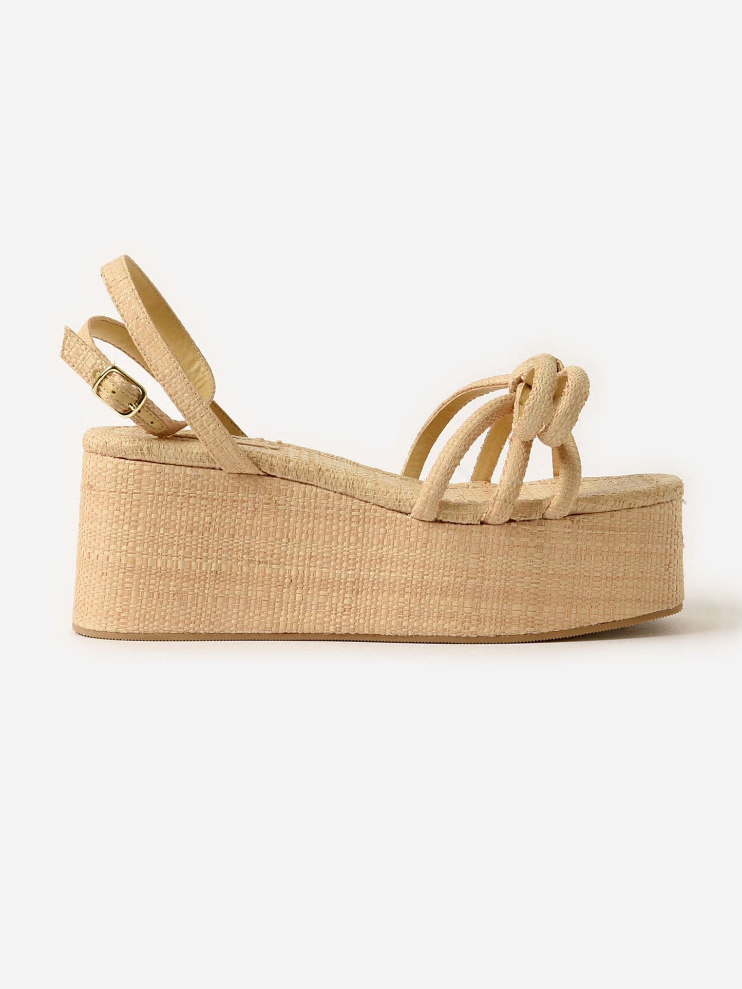 Loeffler Randall Women's Hudson Raffia Platform Sandal