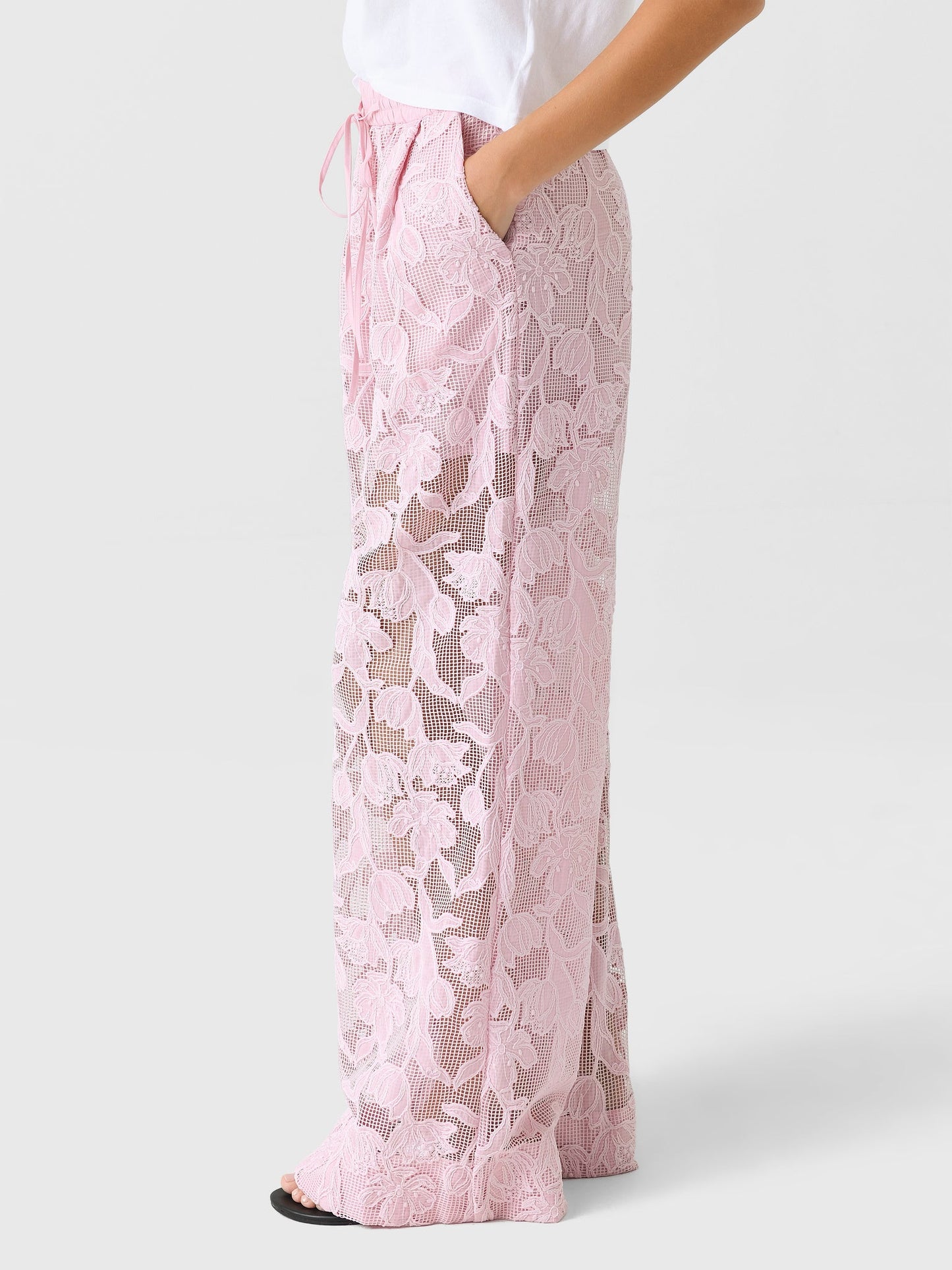 Essentiel Antwerp Women's Henim Lace Wide-Leg Pant
