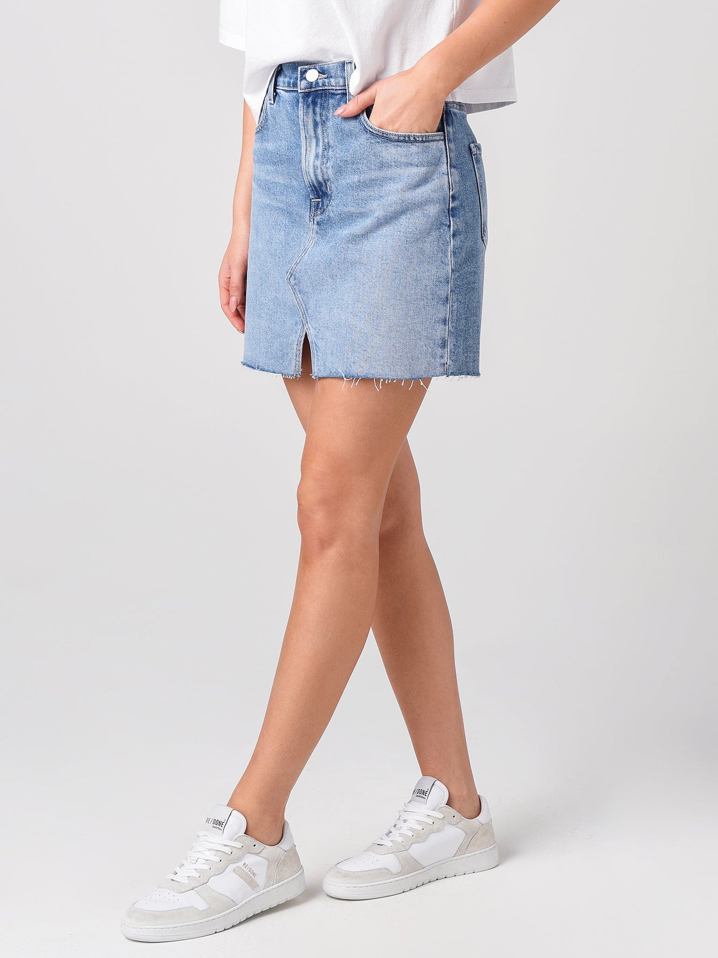 J Brand Women's Jules High-Rise Stretch Denim Skirt