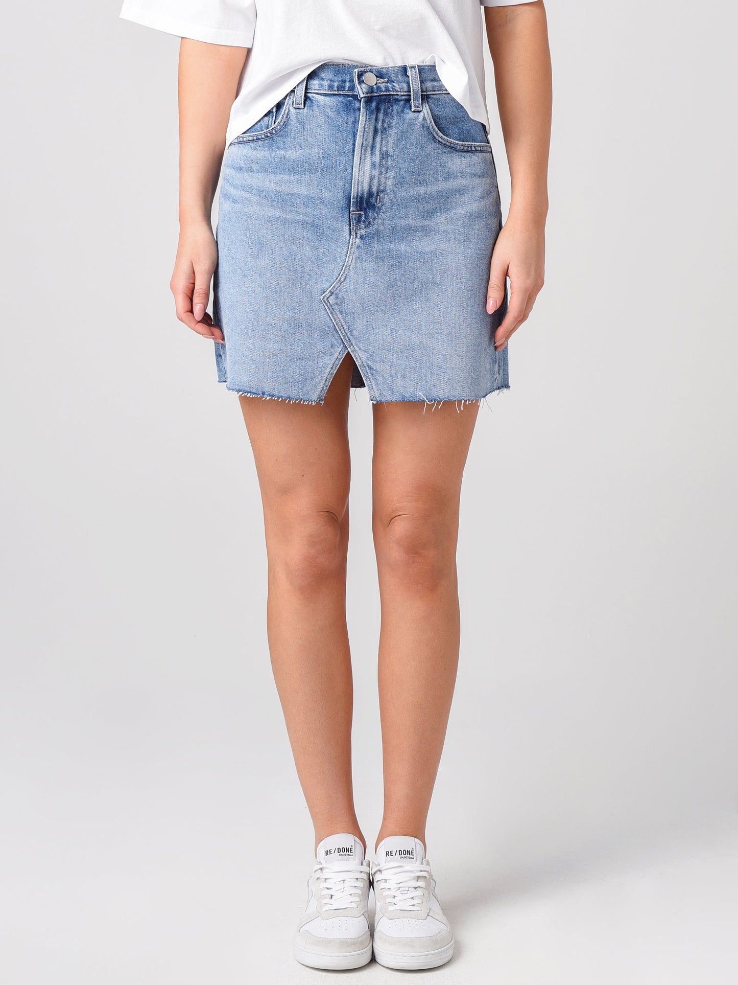J Brand Women's Jules High-Rise Stretch Denim Skirt