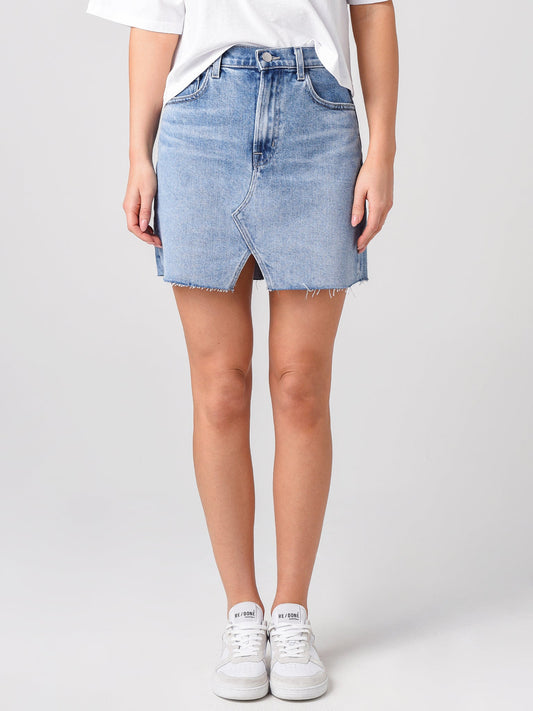 J Brand Women's Jules High-Rise Stretch Denim Skirt