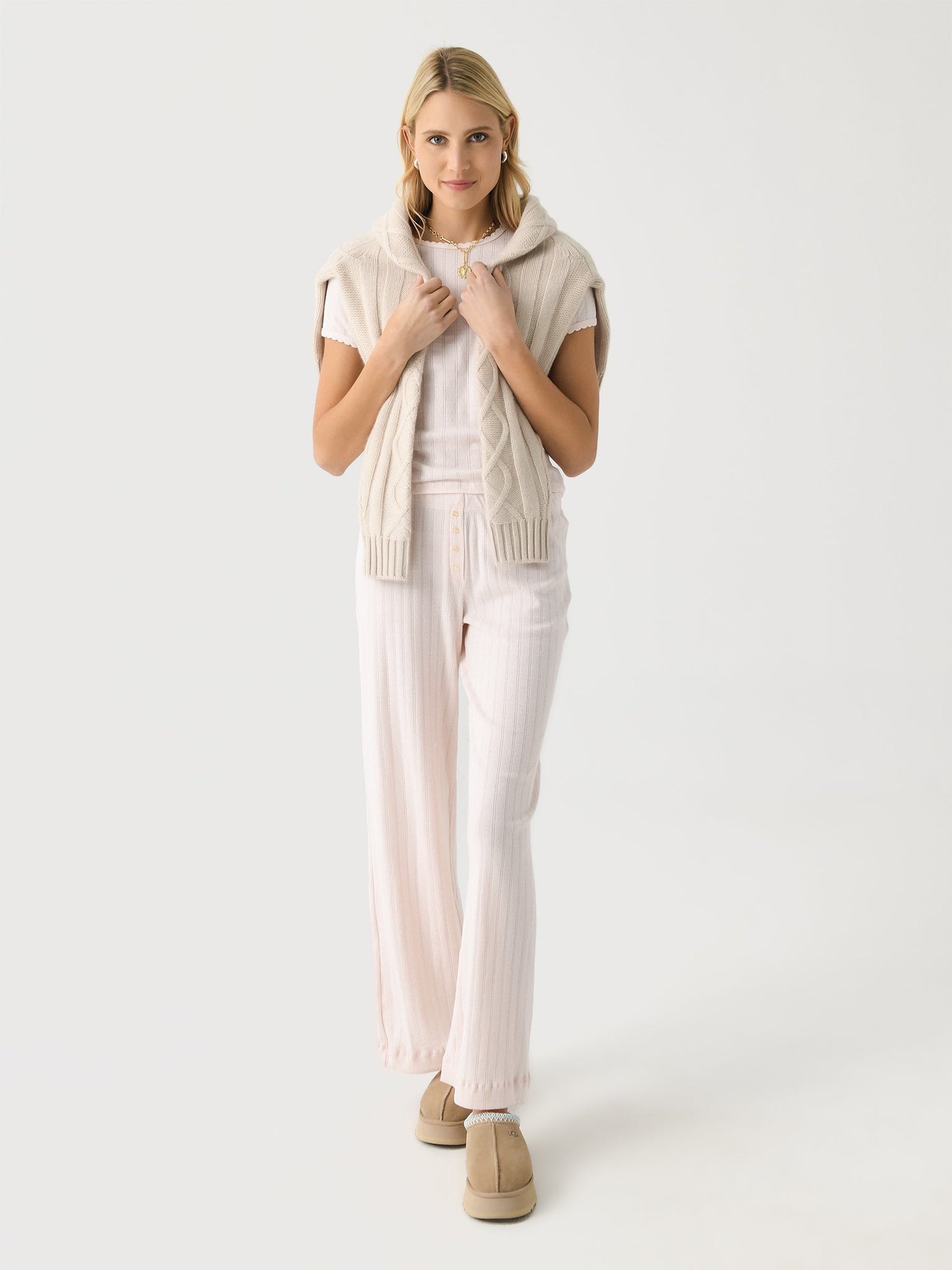 Leset Women's Pointelle Boxer Pant