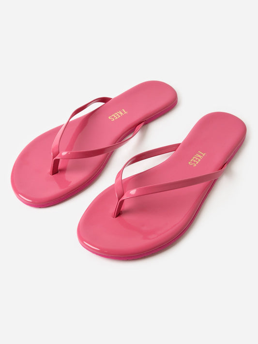 Tkees Women's Patent Solids Flip Flop