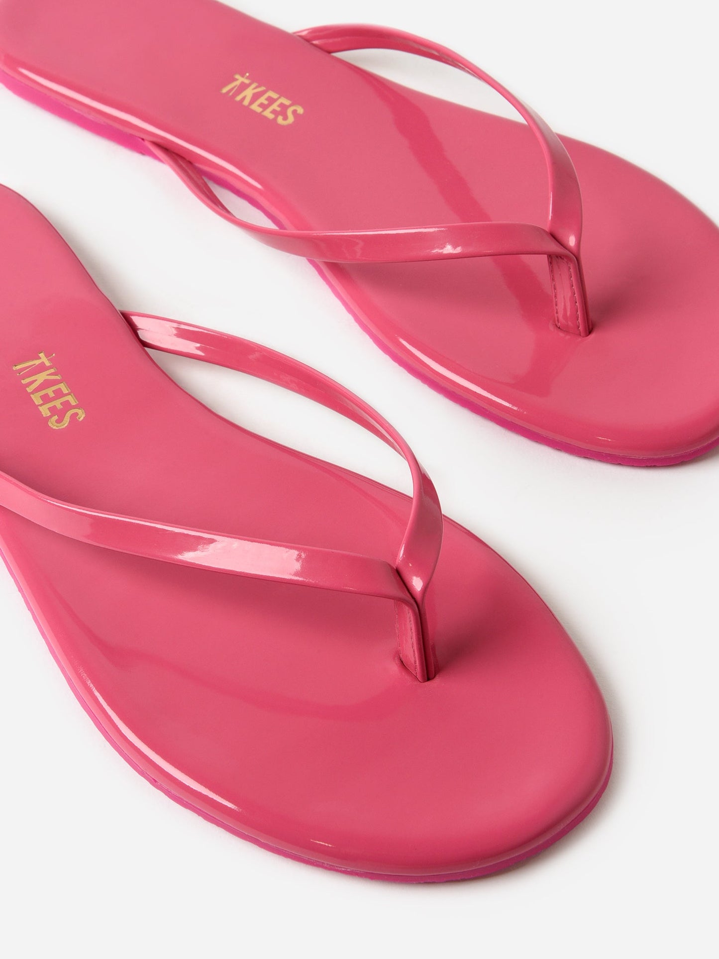Tkees Women's Patent Solids Flip Flop