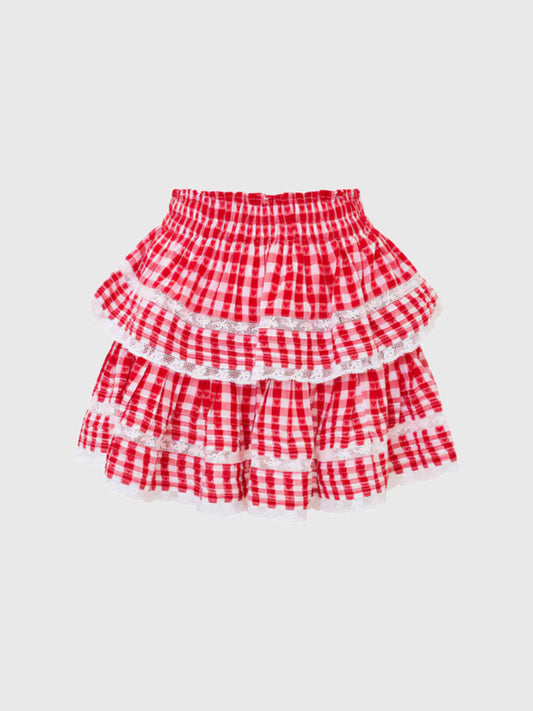 LoveShackFancy Women's Ruffle Mini Skirt