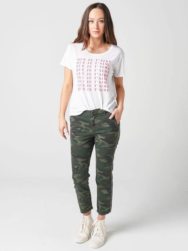Sundry Women's Camo N60 Classic Straight Trouser