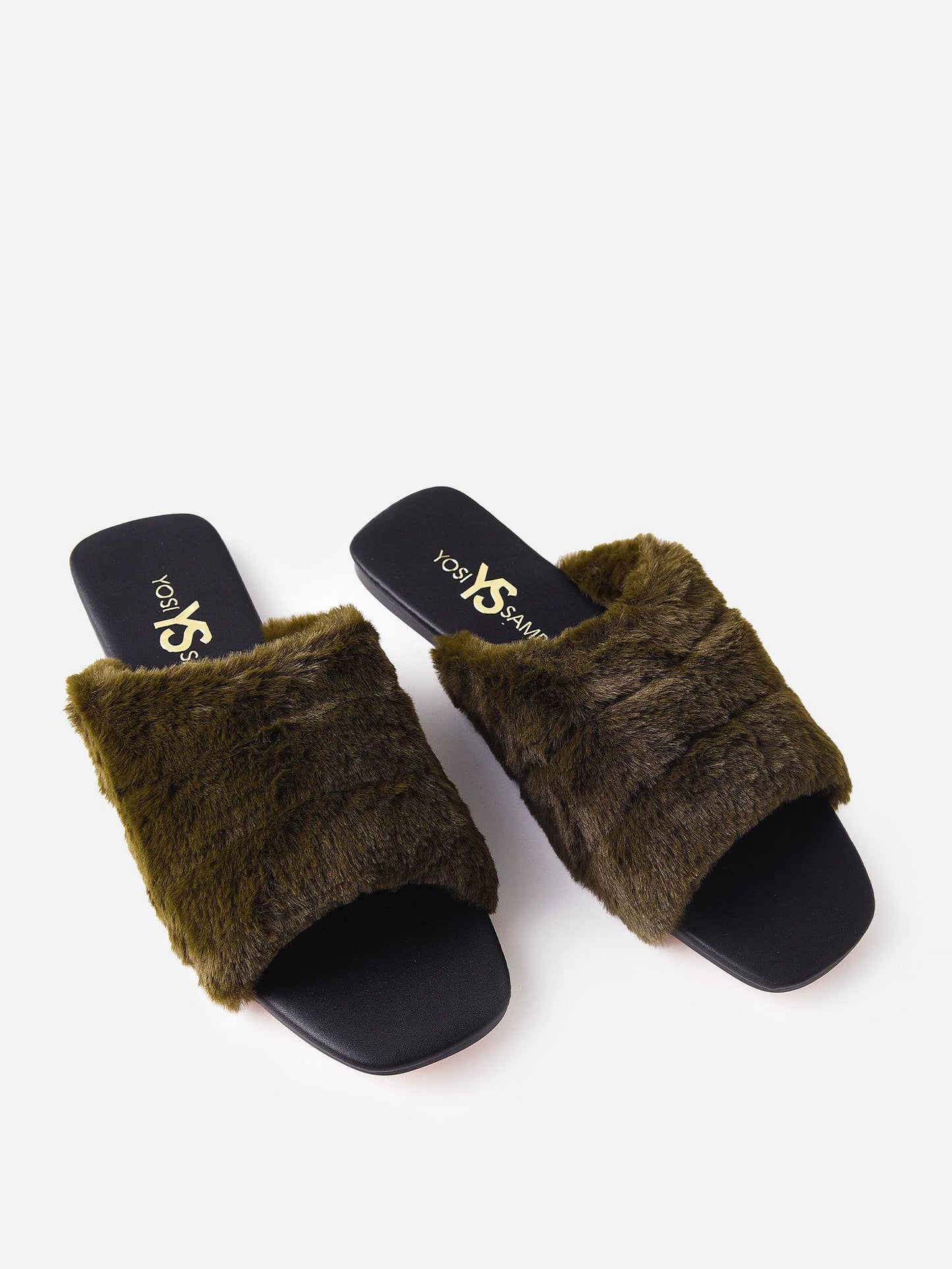 Yosi Samra Women's Nora Faux Fur Slide