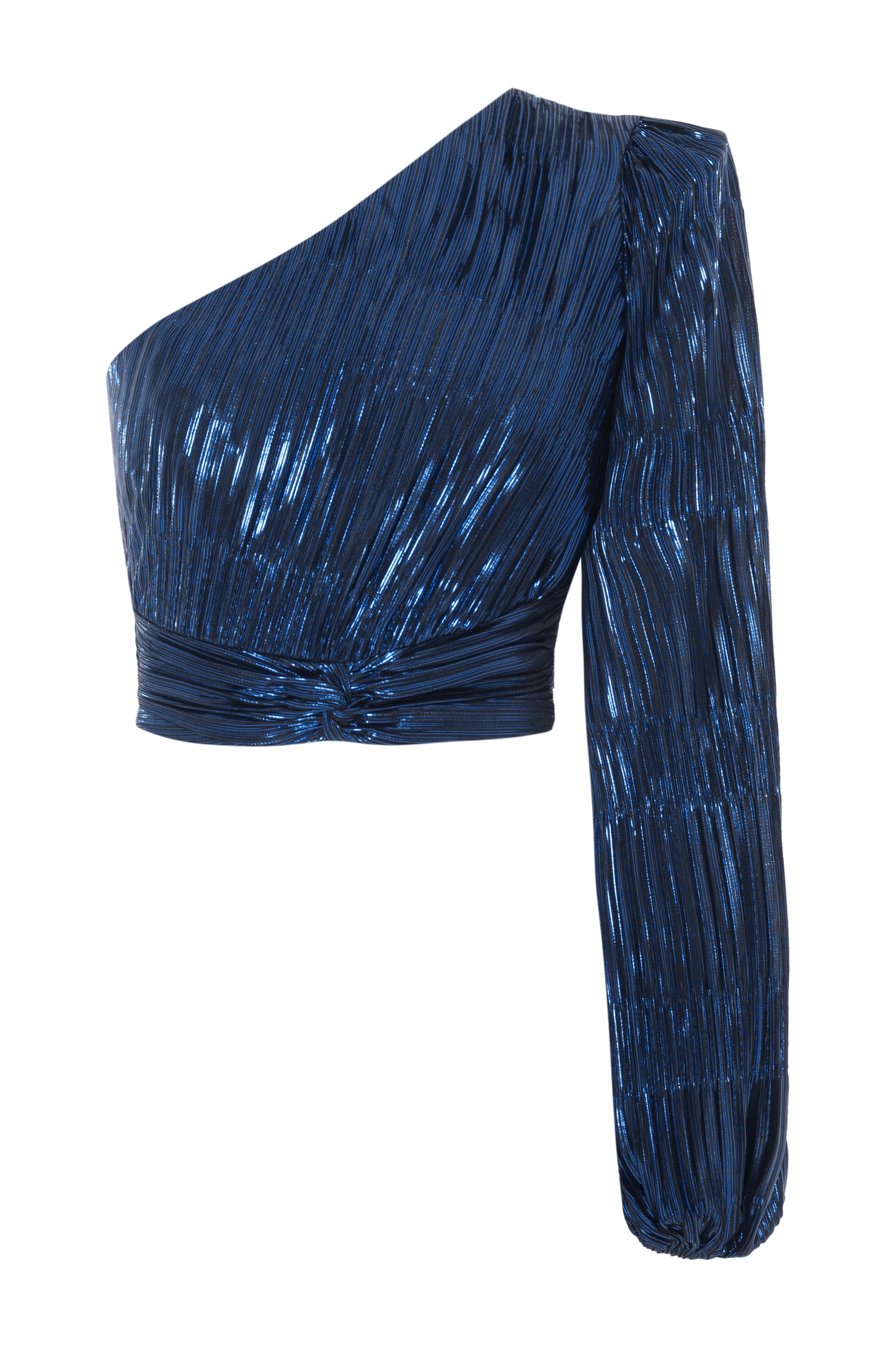 METALLIC PLISSE TOP