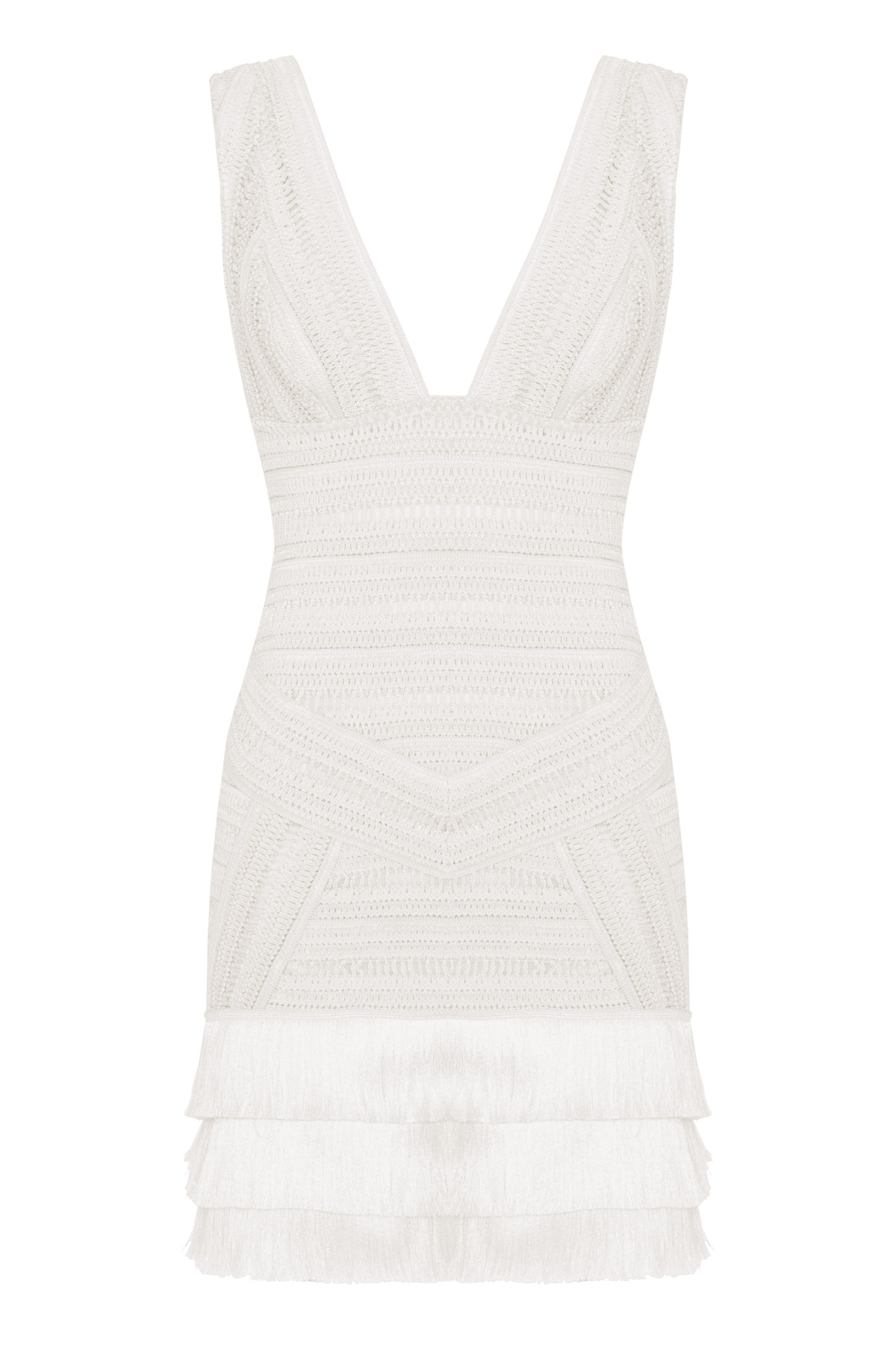 RADIANT FRINGE MINI DRESS