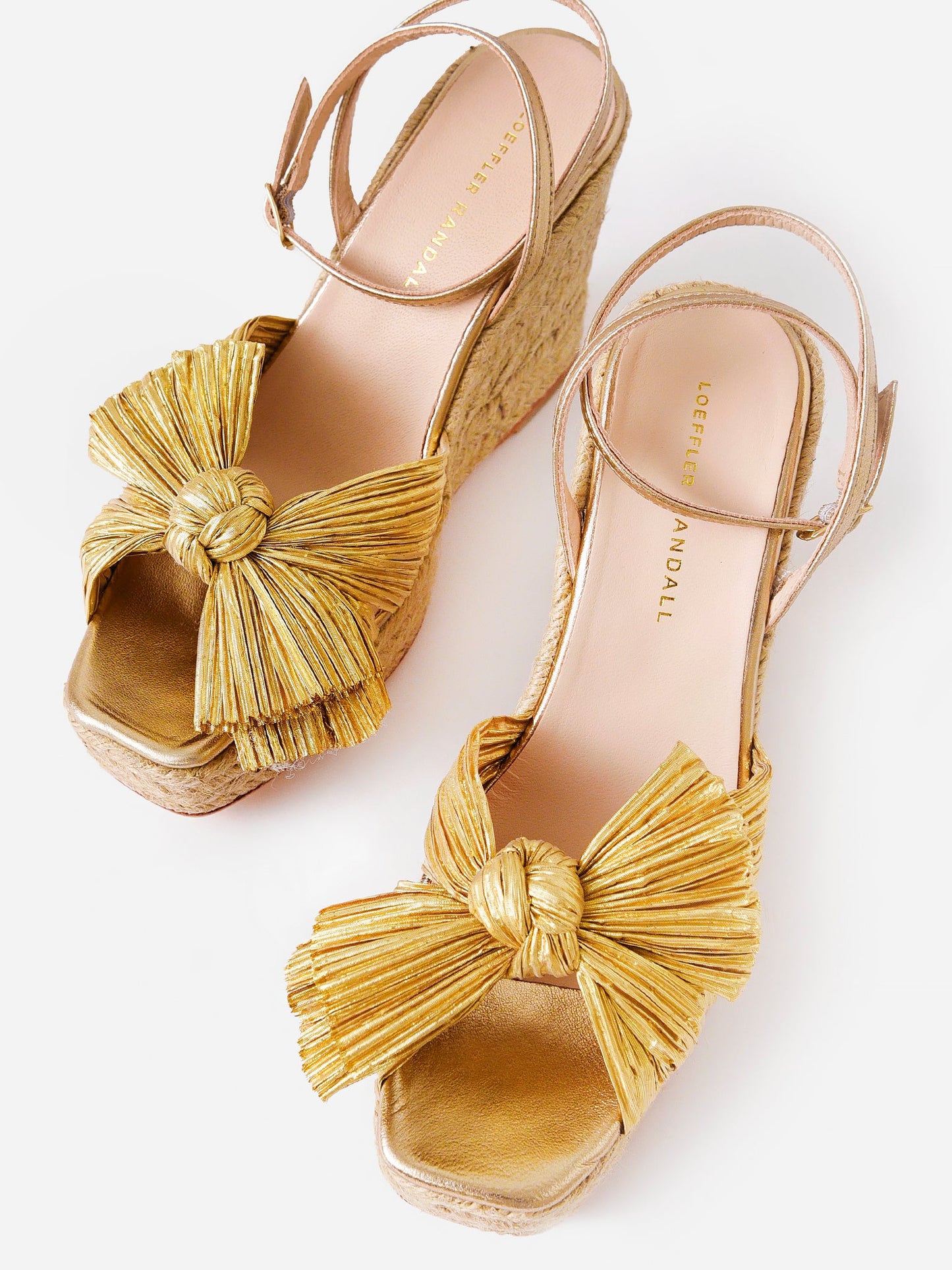Loeffler Randall Women's Peri Pleated Wedge Espadrille
