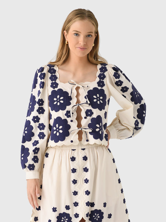 SEA Women's Catrine Long Sleeve Top