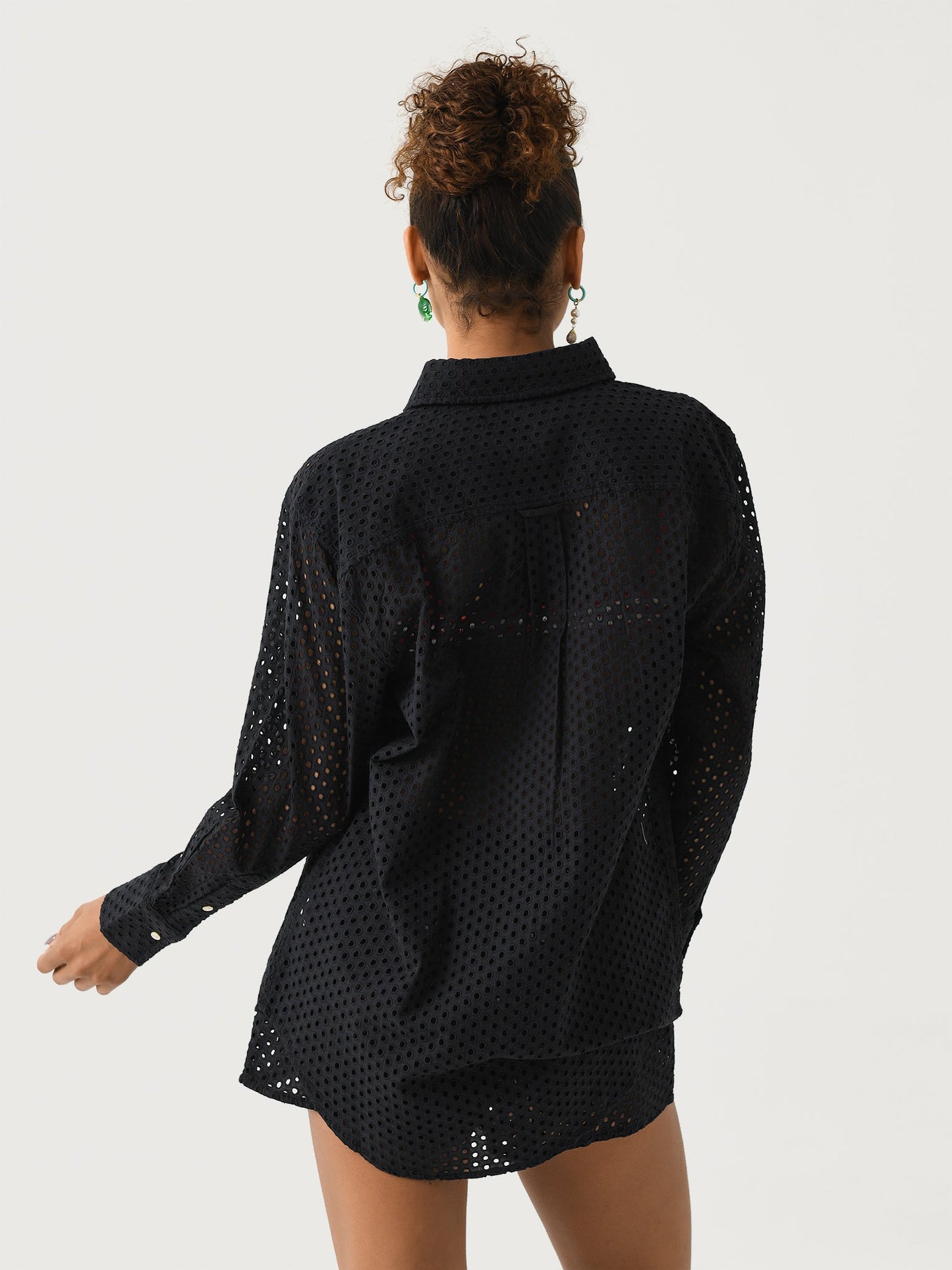 Solid + Striped Women's Eyelet Bronte Button Down