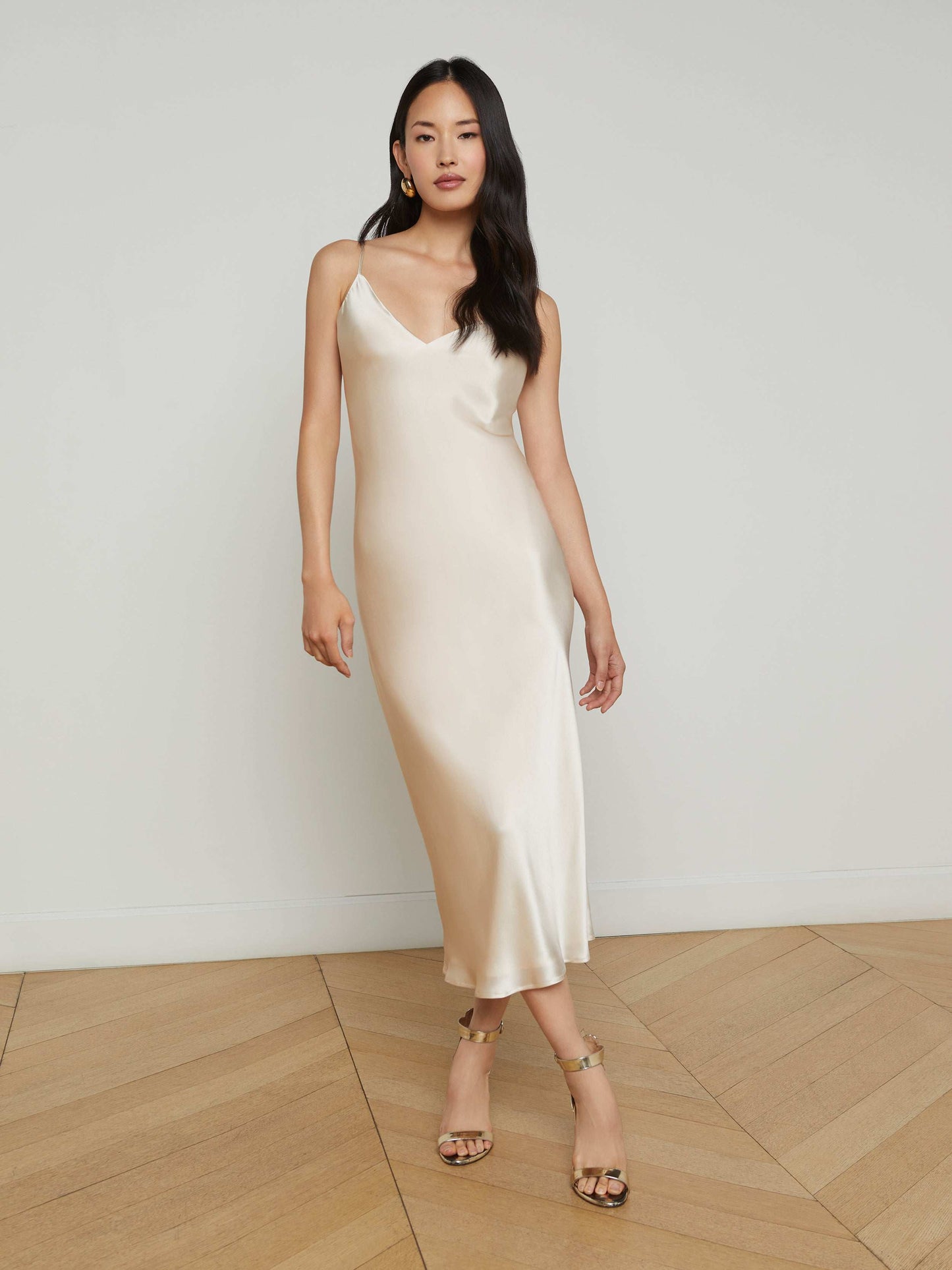 Seridie Silk Slip Dress