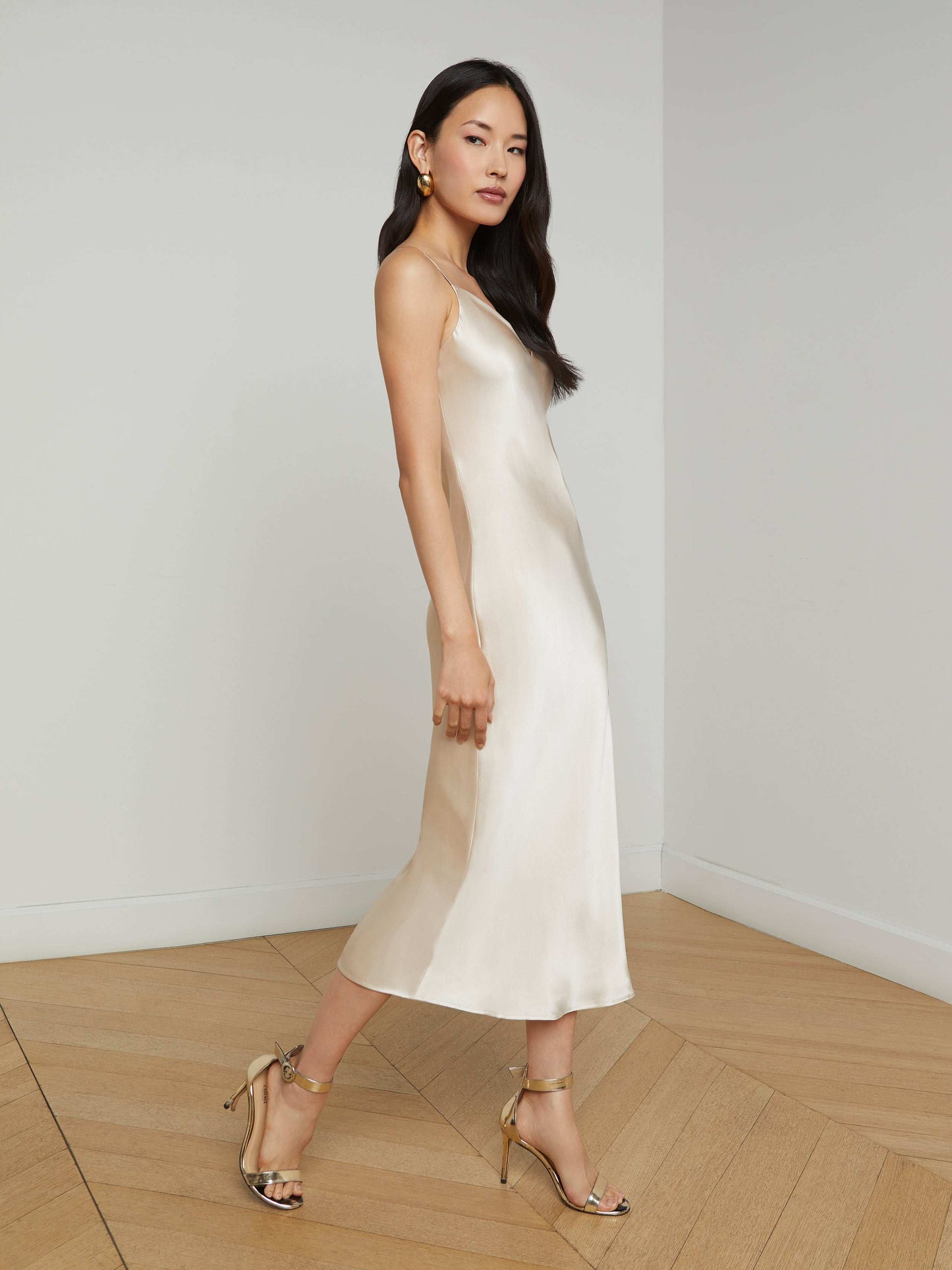 Seridie Silk Slip Dress