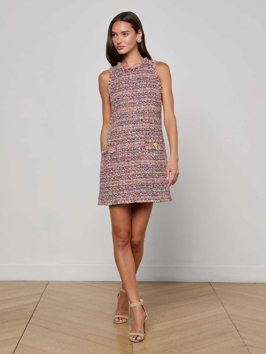 Florian Tweed Shift Dress