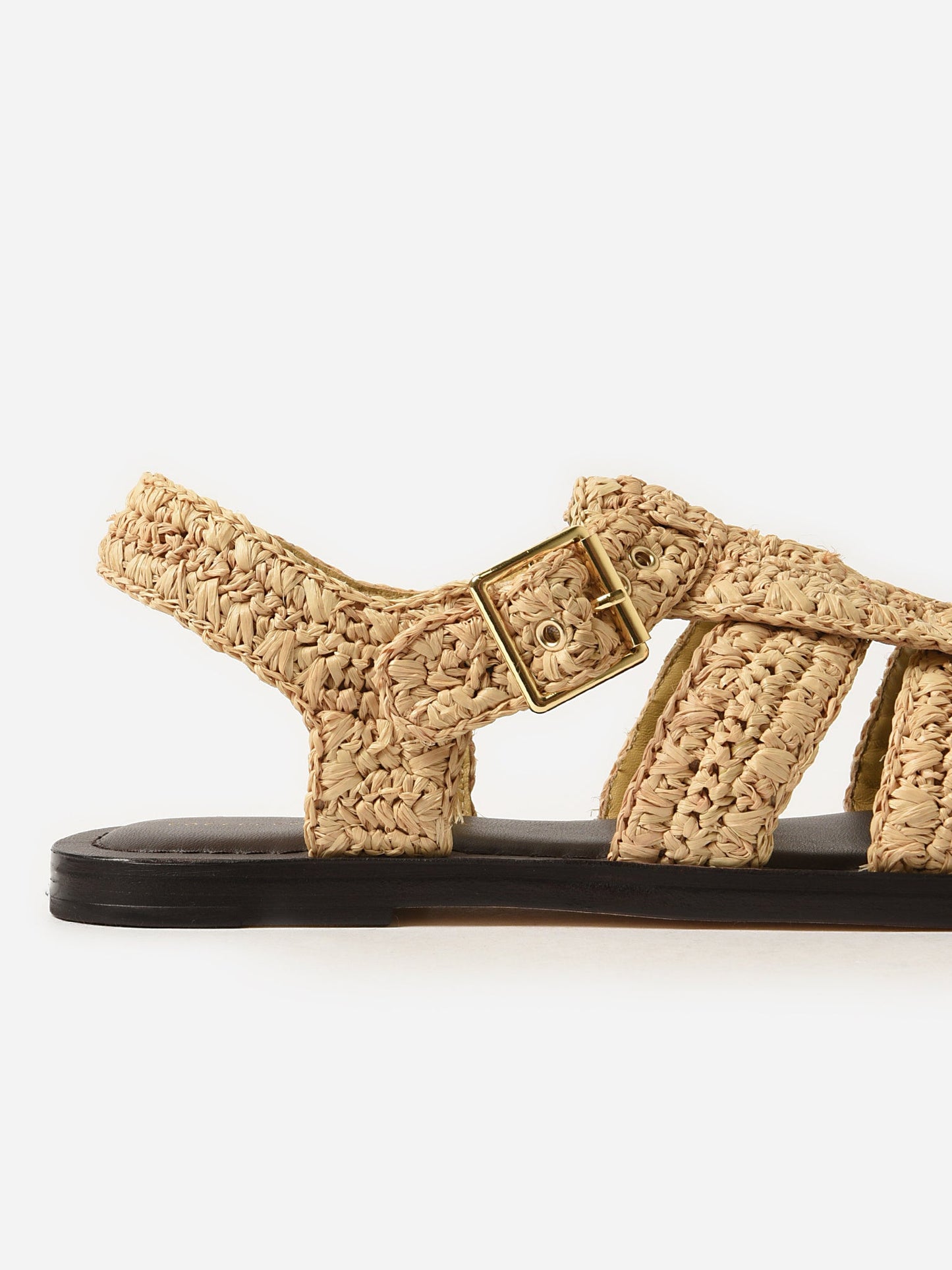 Loeffler Randall Women's Sawyer Crochet Flat Sandal