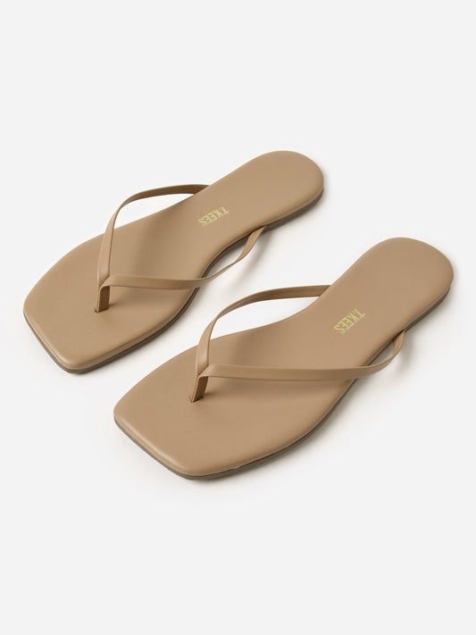 Tkees Women's Square Toe Lily Flip Flop