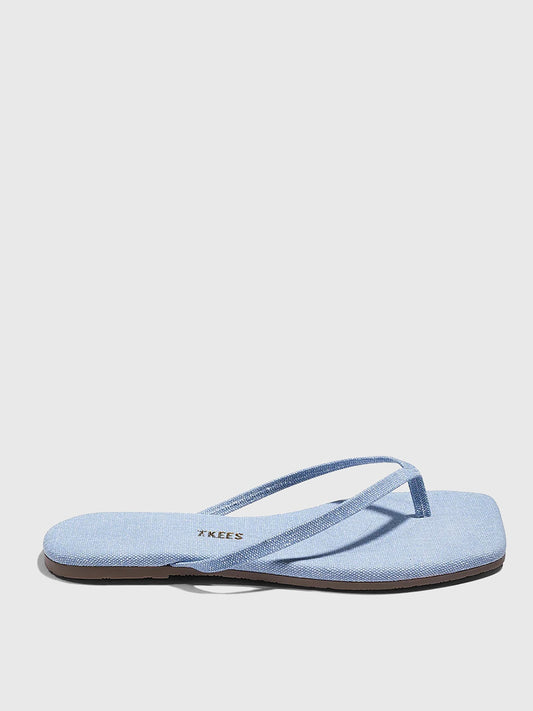 Tkees Women's Square Toe Lily Flip Flop