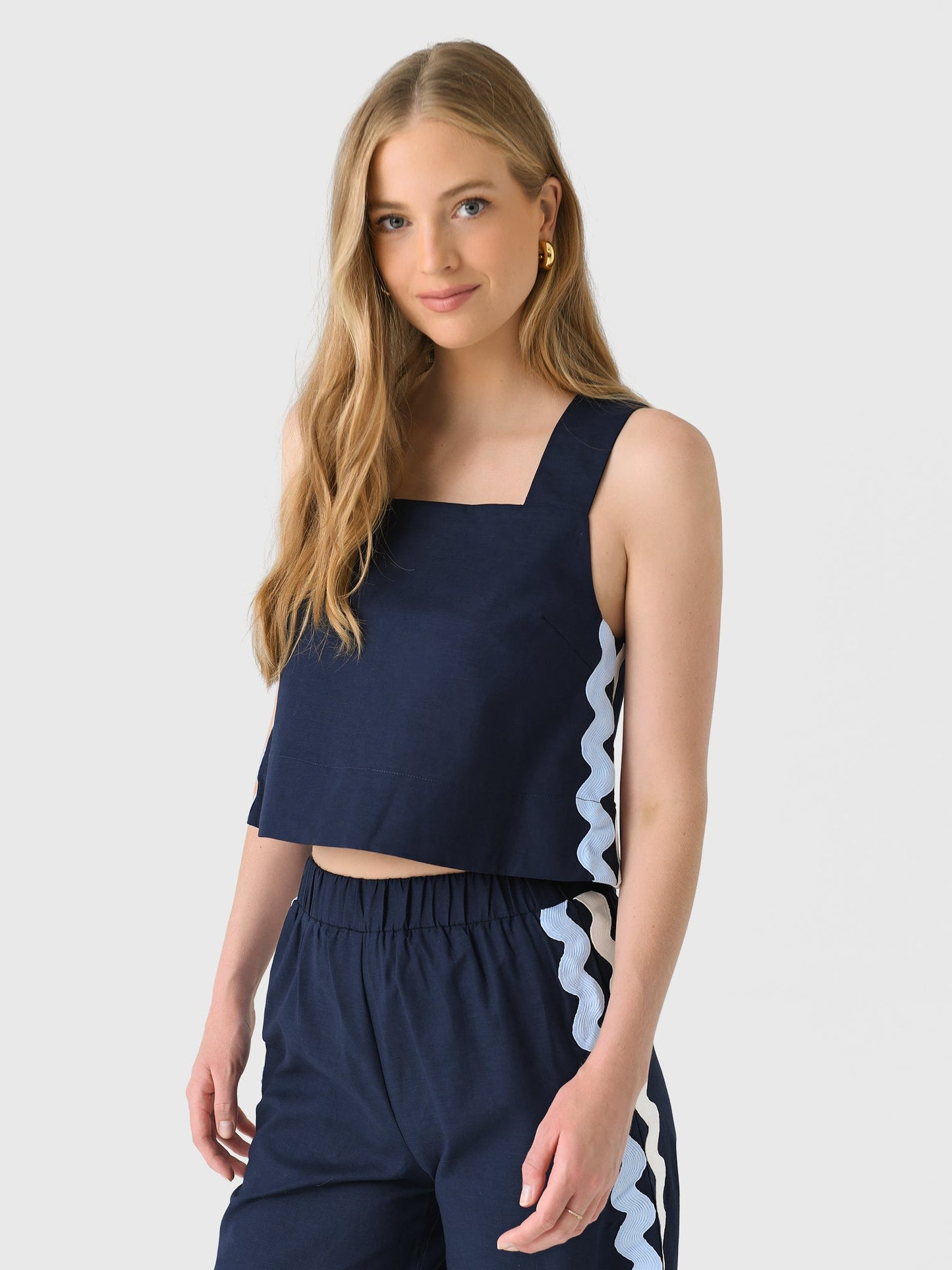 Eche Women's Ric Rac Sleeveless Top