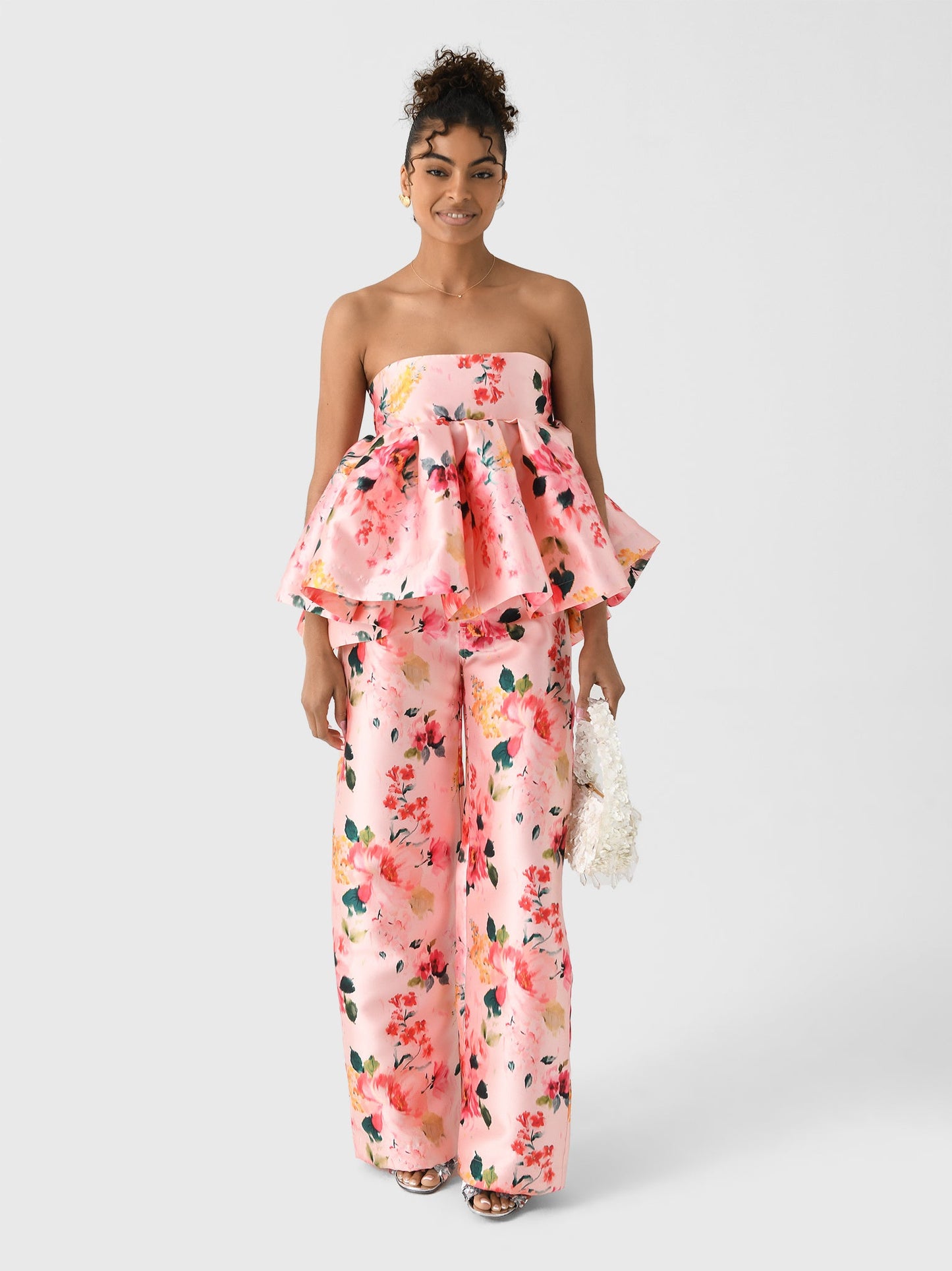 Marques Almeida Women's Strapless Peplum Top