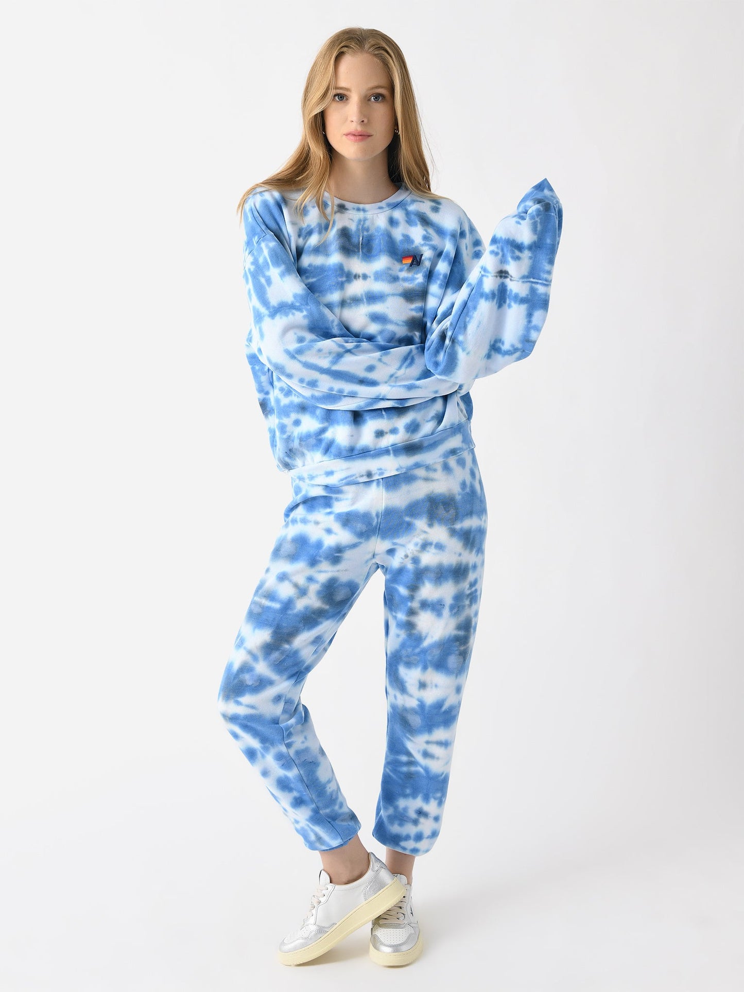 Aviator Nation Women's Hand Dyed Relaxed Crew Sweatshirt