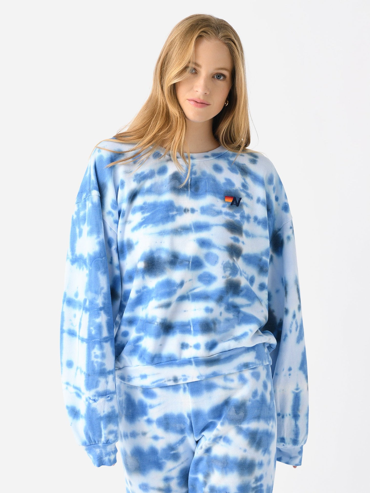 Aviator Nation Women's Hand Dyed Relaxed Crew Sweatshirt