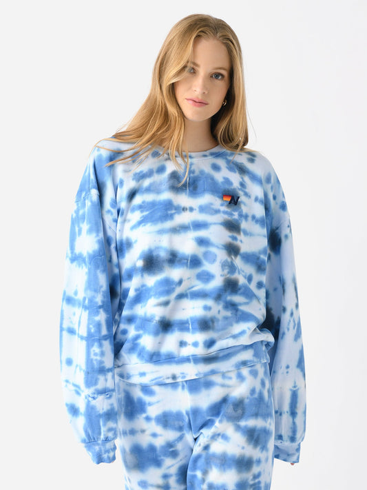 Aviator Nation Women's Hand Dyed Relaxed Crew Sweatshirt