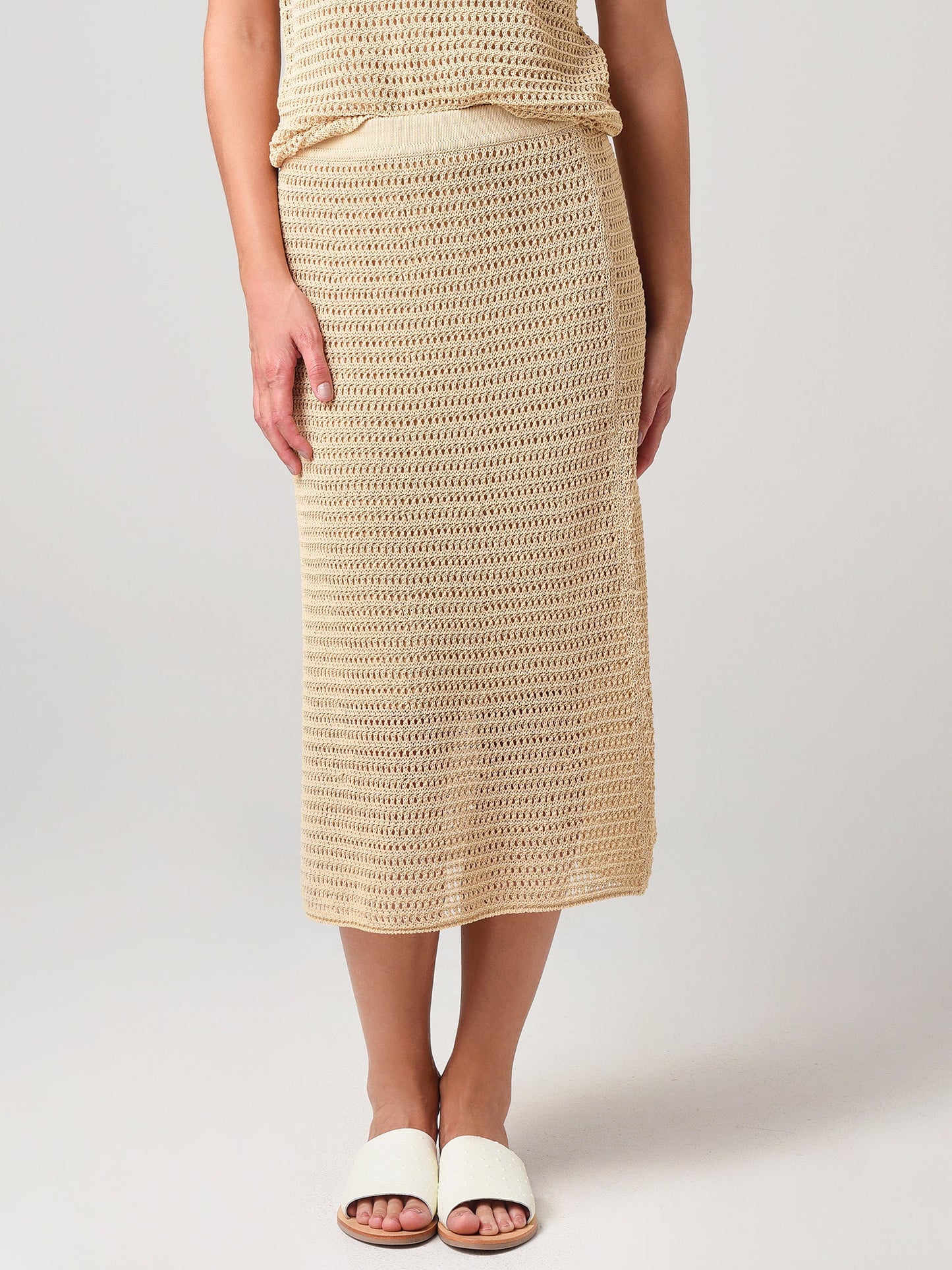 Vince Women's Crochet Skirt