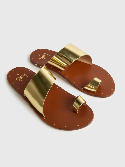 Beek Women's Finch Toe Ring Slide Sandal