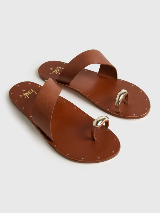 Beek Women's Goldfinch Toe Ring Sandal