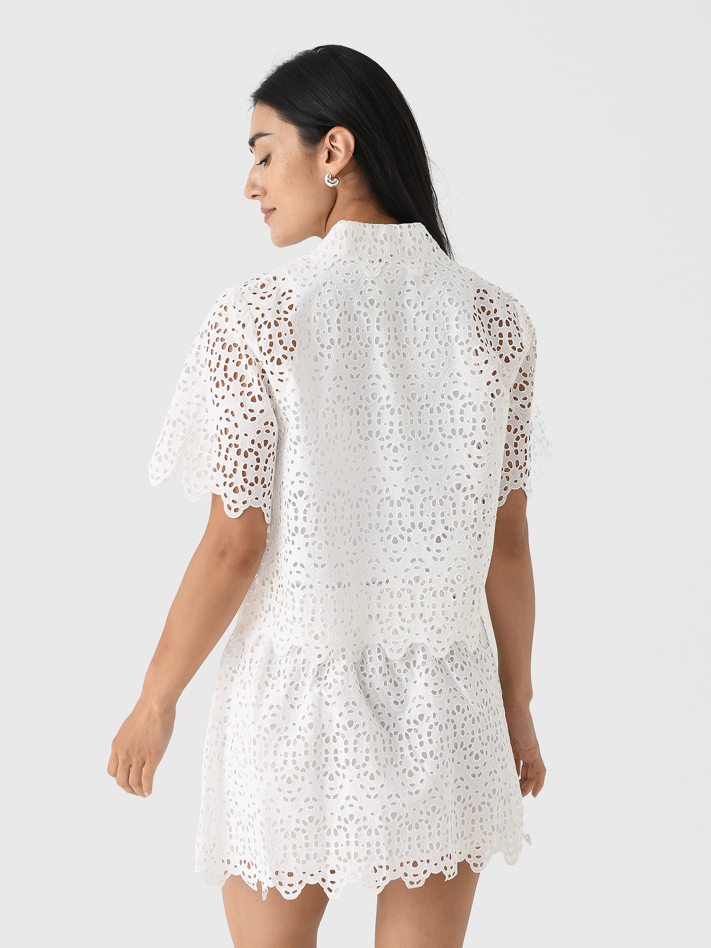 Frame Women's The Deco Eyelet Top