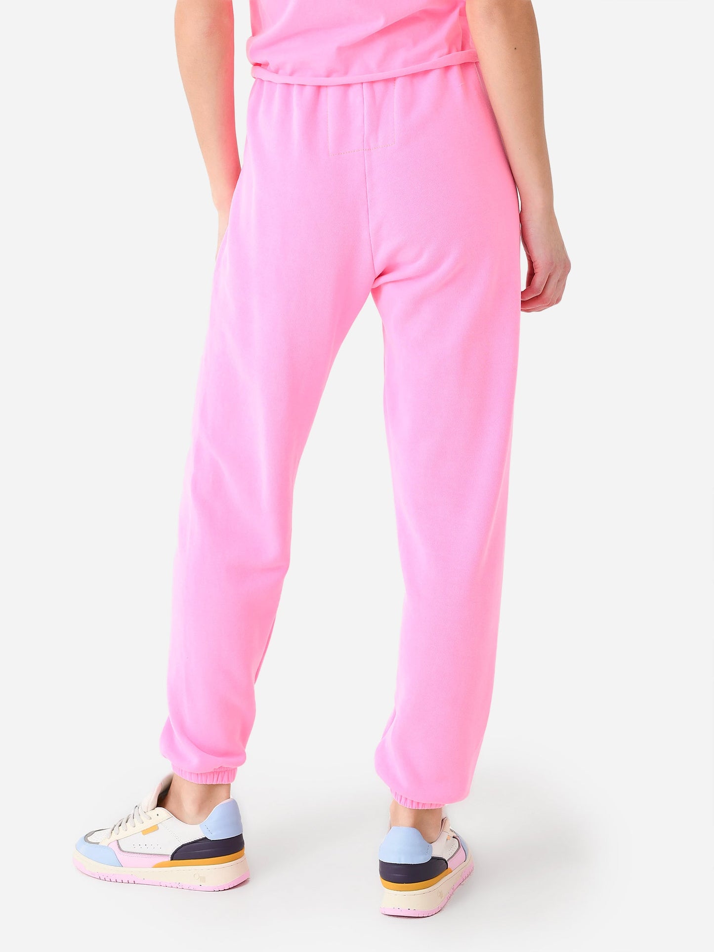 Aviator Nation Women's Rainbow Embroidery Sweatpant